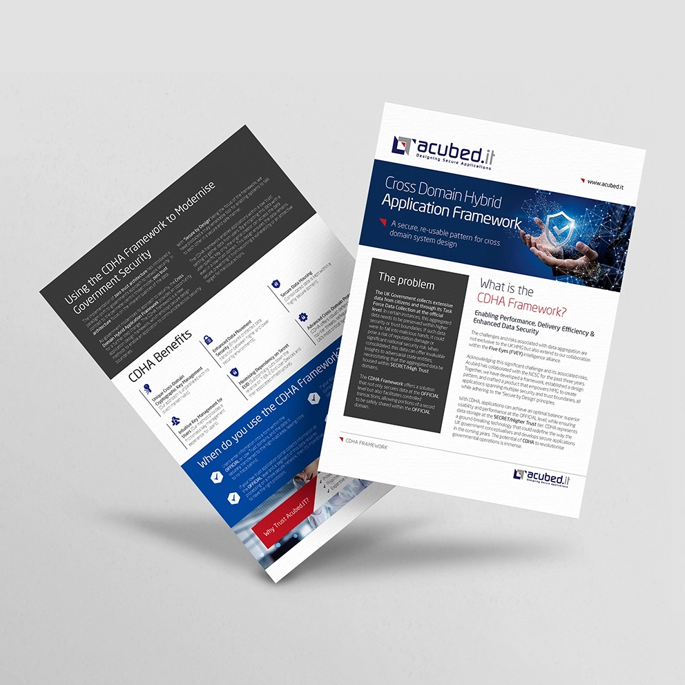Cross Domain Hybrid Application Framework Flyer